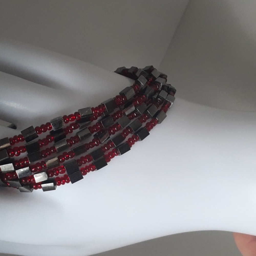 Metallic Beaded Bracelets